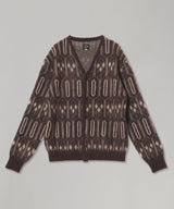 Mohair Cardigan - Geometric-Needles-Forget-me-nots Online Store