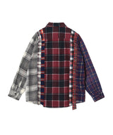 Flannel Shirt -> 7 Cuts Shirt-Needles-Forget-me-nots Online Store