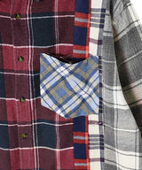 Flannel Shirt -> 7 Cuts Shirt-Needles-Forget-me-nots Online Store