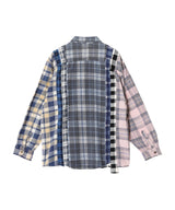 Flannel Shirt -> 7 Cuts Shirt-Needles-Forget-me-nots Online Store
