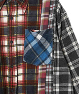Flannel Shirt -> 7 Cuts Shirt-Needles-Forget-me-nots Online Store