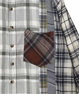 Flannel Shirt -> 7 Cuts Shirt-Needles-Forget-me-nots Online Store