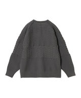 Crew Neck Sweater-nanamica-Forget-me-nots Online Store