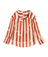 Hooded Button Up Shirt-AVAVAV-Forget-me-nots Online Store