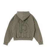 Printed Hoodie Brown-AVAVAV-Forget-me-nots Online Store