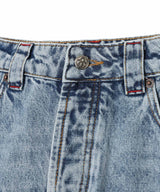 Pleated Jeans Blue-AVAVAV-Forget-me-nots Online Store