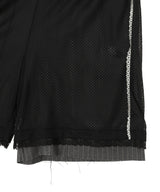 Mesh Shorts Black-AVAVAV-Forget-me-nots Online Store