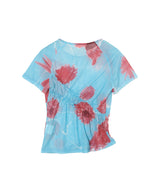 Daze Smocked T-Shirt-PONDER.ER-Forget-me-nots Online Store