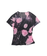 Daze Smocked T-Shirt-PONDER.ER-Forget-me-nots Online Store