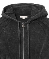 Mold Cropped Hoodie-PONDER.ER-Forget-me-nots Online Store