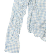 Attire Smocked Shirt-PONDER.ER-Forget-me-nots Online Store