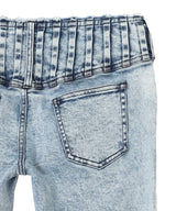 Runner Denim Trousers-PONDER.ER-Forget-me-nots Online Store