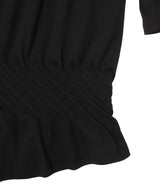 Hut Pleated Long T-Shirt-PONDER.ER-Forget-me-nots Online Store