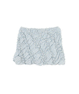 Recess Smocked Mini Skirt-PONDER.ER-Forget-me-nots Online Store