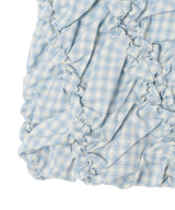 Recess Smocked Mini Skirt-PONDER.ER-Forget-me-nots Online Store