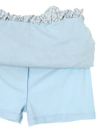 Recess Smocked Mini Skirt-PONDER.ER-Forget-me-nots Online Store