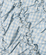 Recess Smocked Mini Skirt-PONDER.ER-Forget-me-nots Online Store