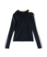 Micro Cut-Out Football Shirt-BASICKS-Forget-me-nots Online Store