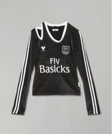 Micro Cut-Out Football Shirt-BASICKS-Forget-me-nots Online Store