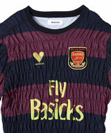 Shirring Foootball Dress-BASICKS-Forget-me-nots Online Store