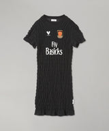 Shirring Foootball Dress-BASICKS-Forget-me-nots Online Store