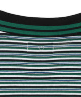 90S Stripe Polo Shirt-BASICKS-Forget-me-nots Online Store