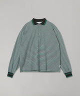 90S Stripe Polo Shirt-BASICKS-Forget-me-nots Online Store