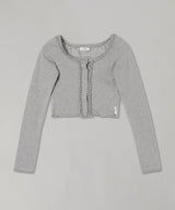 Braid Cardigan-BASICKS-Forget-me-nots Online Store