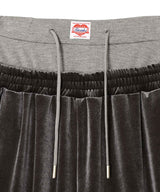 Layered Velvet Trouser-BASICKS-Forget-me-nots Online Store