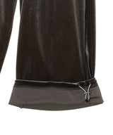 Layered Velvet Trouser-BASICKS-Forget-me-nots Online Store