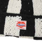 Checkered Flag Bear Beanie-BASICKS-Forget-me-nots Online Store