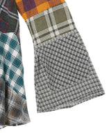 Flannel Shirt -> Cache Coeur Blouse-Needles-Forget-me-nots Online Store