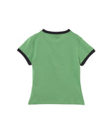 Basic Cotton Jersey Peony Baby Fit T-Shirt-GANNI-Forget-me-nots Online Store