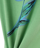 Basic Cotton Jersey Peony Baby Fit T-Shirt-GANNI-Forget-me-nots Online Store