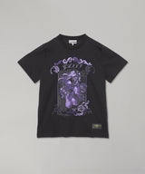 Basic Cotton Jersey Damask Relaxed T-Shirt-GANNI-Forget-me-nots Online Store