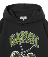 Isoli Cherries Oversized Hoodie-GANNI-Forget-me-nots Online Store