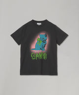 Basic Cotton Jersey Neon Kitty T-Shirt-GANNI-Forget-me-nots Online Store