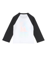 Basic Cotton Jersey Kitty Baby Fitted T-Shirt-GANNI-Forget-me-nots Online Store