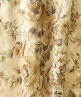 Printed Velour Jersey Turtleneck-GANNI-Forget-me-nots Online Store