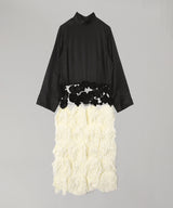 Frill Embroidery Dress-TOGA-Forget-me-nots Online Store