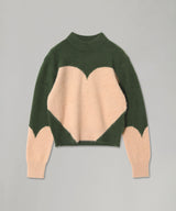 Bicolor Knit Pullover-TOGA-Forget-me-nots Online Store