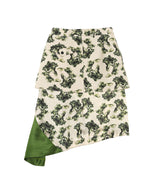 Flower Canvas Bonding Skirt-TOGA-Forget-me-nots Online Store