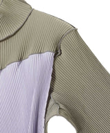 Spiral Wave Long Sleeve Top High Neck Type-kotohayokozawa-Forget-me-nots Online Store