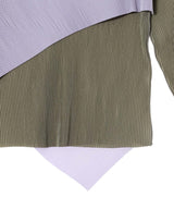 Spiral Wave Long Sleeve Top High Neck Type-kotohayokozawa-Forget-me-nots Online Store