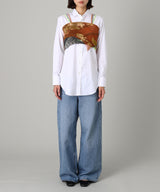 モデル身長:173cm / カラー:Brown / サイズ:F