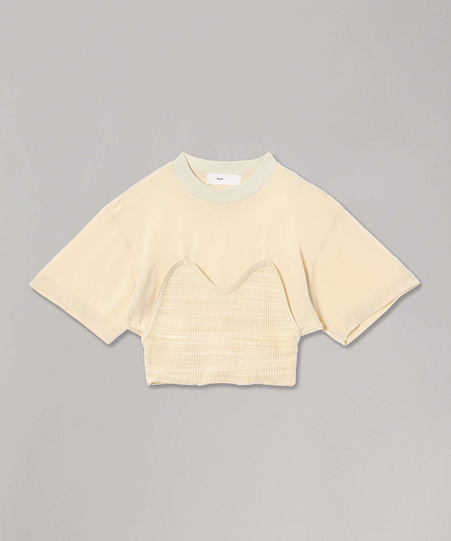 トーガプルラ(TOGA PULLA)｜Rib Jersey S/S ｜Forget-me-nots