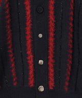 Stripe Knit Cardigan-TOGA PULLA-Forget-me-nots Online Store