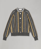 Stripe Knit Cardigan-TOGA PULLA-Forget-me-nots Online Store