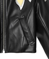 Synthetic Leather Jacket