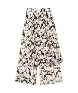 Rayon Print Skirt Pants-TOGA PULLA-Forget-me-nots Online Store